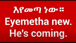 Easy Amharic Phrases And Words For BeginnersLearn Amharic With NathanielLearn Amharic [upl. by Aloap]