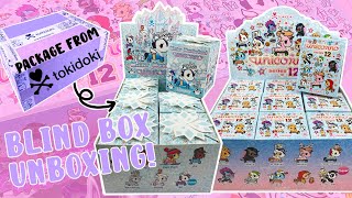 Lets Open a Package from tokidoki OPENING 8 UNICORNO SERIES 12 AND WINTER WONDERLAND BLIND BOXES [upl. by Lejna]