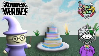 TOWER HEROES X MAKE A CAKE FIGHT WALKTHROUGH [upl. by Attener52]