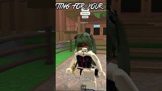 POV  THE FAILED LOG 😭 mm2 roblox [upl. by Tristram128]