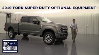 2019 FORD SUPER DUTY OPTIONAL EQUIPMENT [upl. by Brindle382]