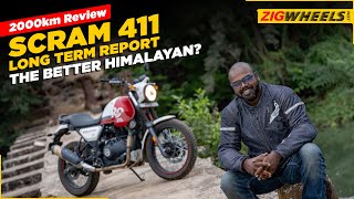 2000km Report Royal Enfield Scram 411 Long Term Test Review  3 likes amp 3 Dislikes  ZigWheels [upl. by Wareing632]