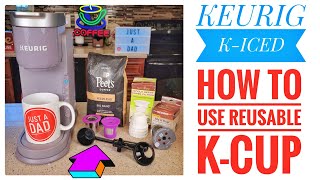 How To Use Reusable KCup in Keurig KIced Coffee Maker Perfect Pod amp My KCup [upl. by Duarte]