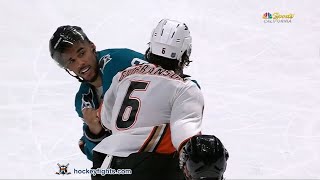 Erik Gudbranson vs Evander Kane Jan 27 2020 [upl. by Kindig]