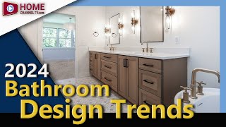 Top Bathroom Design Trends 2024  SEE THESE Before Building or Remodeling [upl. by Coyle438]