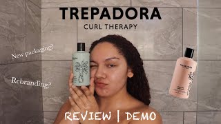 TREPADORA CURL THERAPY  REVIEW amp DEMO [upl. by Llerdnod]