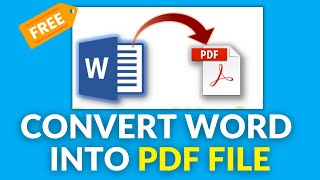 How To Convert Word to PDF in Windows 10  No Internet or any Software [upl. by Nellir]