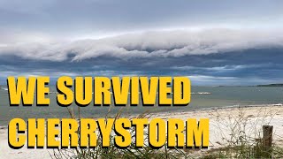 WE SURVIVED CHERRYSTONE CAMPGROUND CAMPING  FISHING  WIND STORM [upl. by Coltin]