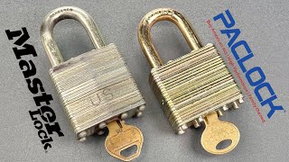 1373 Military Lock Showdown Master vs PacLock [upl. by Ariahaj951]