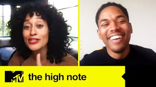 Tracee Ellis Ross Kelvin Harrison Jr amp The High Note Cast Play MTV Three Way  MTV Movies [upl. by Nylrebmik]