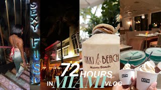 72 HRS IN MIAMI VLOG  WE MADE IT OUT THE CHAT SWAN  NIKKI BEACH IT GIRL PLACES TO GO  IAMLEIAB [upl. by Danie]