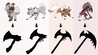 Pokemon as Weapons Requests 7 Rockruff Lycanroc All Forms [upl. by Ahtekahs724]