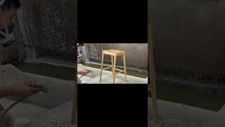 EXCELLENT FURNITURE STAIN WORK SHOPchair furniture diningchair woodenfurniture woodworking [upl. by Kulseth182]