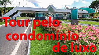 ❤️ Tour pelo condominio de luxo Encontro das Águas  DRONE 4K [upl. by Nailuj]