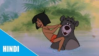 Hindi Version  Bare Necessities  The Jungle Book 2008 Version [upl. by Annasoh359]