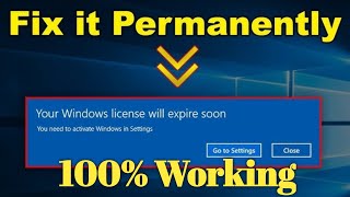 How to activate WINDOWS 10 permanently😱👍 কিভাবে WINDOWS 10 কে permanently activate করবো 😱👍 [upl. by Adnola117]