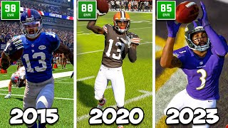 Scoring A Touchdown with Odell Beckham in EVERY Madden [upl. by Eudocia572]