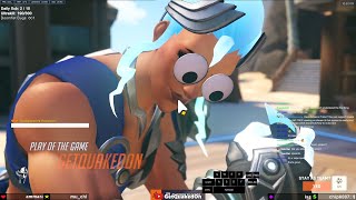 POTG GetQuakedOn INSANE JUNKER QUEEN Gameplay Overwatch 2 SEASON 9 [upl. by Kellia709]