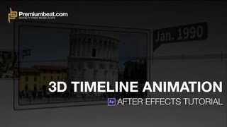 After Effects Video Tutorial 3D Timeline Animation [upl. by Ise277]