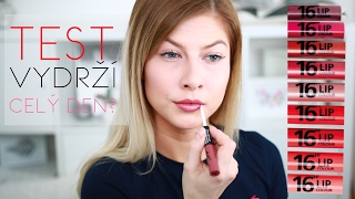 TEST Vydrží 16H LIP COLOUR  Lenka [upl. by Llerej]