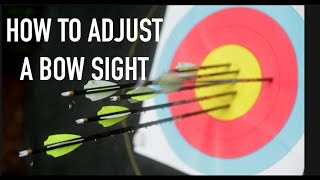 How to Adjust a Bow Sight [upl. by Olag]