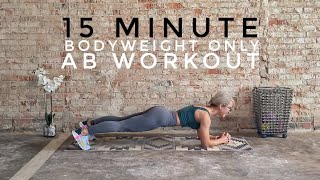 15 Minute Bodyweight Only Ab Workout  Giant Sets  Add On Abs [upl. by Verdie]