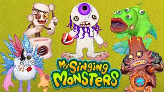 All Werdos  All Sounds Islands amp Lyrics My Singing Monsters [upl. by Thedrick]