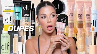 trying EVERY ELF VIRAL drugstore dupe save your money [upl. by Attebasile]