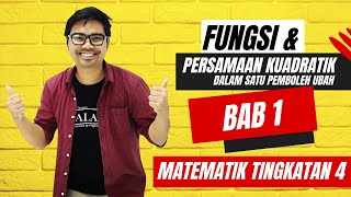 ULANGKAJI Matematik SPM KSSM Bab 1  Fungsi amp Persamaan Kuadratik Part 1  Tingkatan 4 [upl. by Shugart]