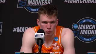 Purdue 72 Tennessee 66  Tennessee Postgame Press Conference [upl. by Rempe]