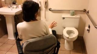 Handicapped Accessible Room EvaluationDays Inn [upl. by Enilarak]