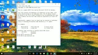 Change quotHostsquot File on Windows 10 [upl. by Trinity]