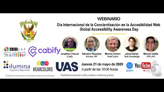 Webinario Día Internacional de la Concientización en la Accesibilidad Web [upl. by Nylhsoj981]