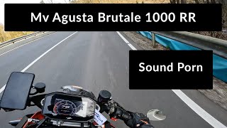 Mv Agusta Brutale 1000 RR Onboard Sound [upl. by Ellednek947]