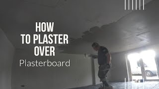 How To Plaster Over Plasterboard [upl. by Rika]