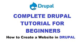 DRUPAL Complete Tutorials for BEGINNERS  How to Create a Website Using Drupal 7 [upl. by Prentice]