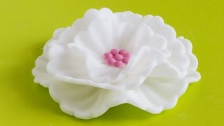 How to make Fondant Flowers  Cake Decorating Tutorial [upl. by Riatsila]