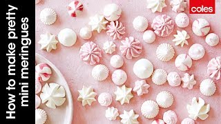 This is how to make pretty mini meringues [upl. by Negris173]