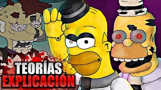 Fun Times at Homers👉 TRILOGIA RESUMIDA TEORIZADA Y EXPLICADA  Fnaf Fan game [upl. by Elicec]