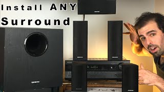 How to Set Up Surround Sound  ONKYO Receiver Review [upl. by Arakaj183]