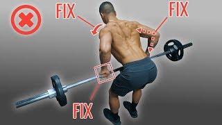 How To PROPERLY Barbell Row For A Bigger Back Stop Making These Mistakes [upl. by Andee417]