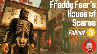 Fallout 76 Freddy Fears House of Scares PS4 gameplay Episode 100 [upl. by Ardnasxela544]