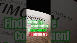 True Contentment in Godliness dailydevotional bibleverse youtubeshorts short [upl. by Mylan]