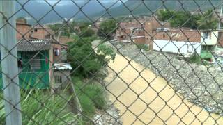 Protesta de comunidad por quebrada La García terminó en disturbios Noticias  TeleMedellin [upl. by Hamon786]