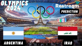 Argentina vs Iraq Live Stream U23 Mens Olympic Tournament 2024 Commentary Score amp Highlights [upl. by Electra]