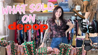 WHATS SELLING ON DEPOP • ONE DAY OF SALES • TIPS amp TRICKS ON SHIPPING depop [upl. by Adolphe]