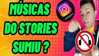 AS MÚSICAS SUMIRAM DOS STORIES DO INSTAGRAM APRENDA RECUPERAR [upl. by Raila554]