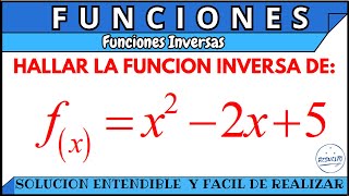 Función Inversa Solución Paso a Paso [upl. by Helali]