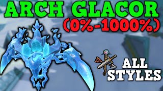 Beginners Arch Glacor Hard Mode Guide 01000  ALL STYLES COVERED  Runescape 3 20222023 [upl. by Atinehs930]