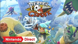 Pepper Grinder  Release Date Trailer  Nintendo Switch [upl. by Reed475]